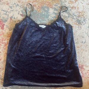 Velvet tank top